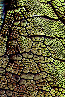 Lizard skin close up