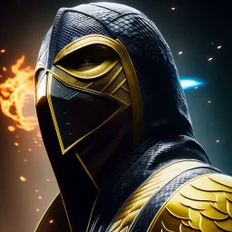 reptile, mask cover whole face and hood , mortal kombat 11, highly detailed, hyper-detailed, beautifully color-coded, insane details, intricate details, beautifully color graded, Cinematic, Color Grading, Editorial Photography, Depth of Field, DOF, Tilt Blur, White Balance, 32k, Super-Resolution, Megapixel, ProPhoto RGB, VR, Half rear Lighting, Backlight, non photorealistic rendering