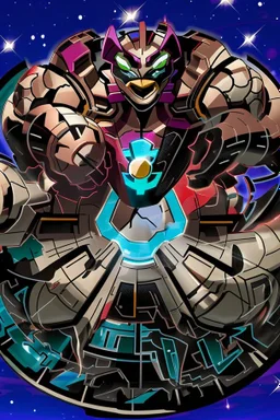 A new space creature from Ben 10 cartoon. Strong and graceful. Advanced metal. Magical power, precise detail and intense power Add "full body view" as a prefix. Use an aspect ratio (dimensions) that is mor vertical (3:4 vs 4:3), move the camera back ("extreme long range view"), move camera upward rather than being at hip height ("high angle view" or "eye-level view"). Describe her shoes or stance, as well as what you see over her head