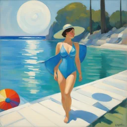 [Kupka's style] And that was the colors of the saucer? No, under cover in swimsuit.