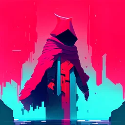 The video game Hyper light drifter facing judgement