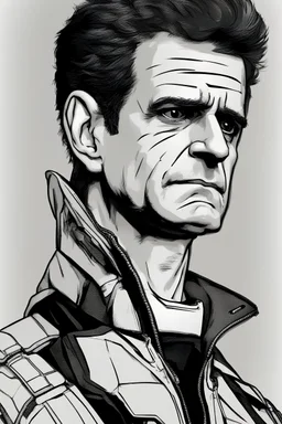 Dean Kamen frowning, disappointed, highest quality, highest resolution, cinematic photo