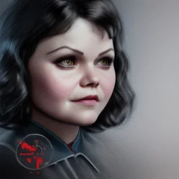 Drawing of ginnifer goodwin, lego, steampunk, detailed, 8K