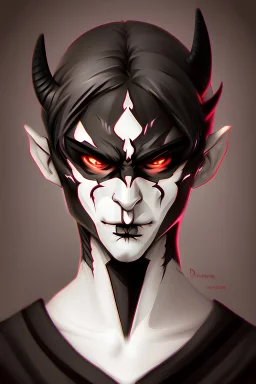 Draw me devil character 4k