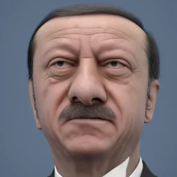 Recep Tayyip Erdogan as Papa Smurf