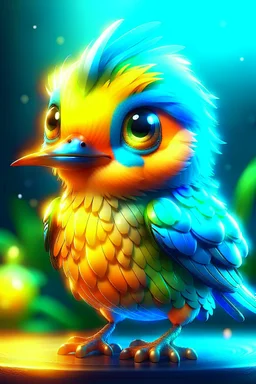 Another cute one, I can't help myself ;) MJ P: colorful chibi bird, digital art, hyper-realistic, trending on artstation, highly detailed, style of greg rutkowski, no background, UHD