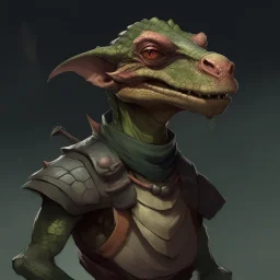 dnd, artistic, illustration, artstation, kobold, reptile, portrait, zombie, body without skin, anatomy and muscles