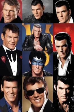 Alan Ritchson/Leonard Nimoy/Paul Stanley/Elvis Presley