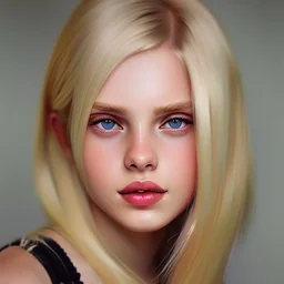 Portrait of beautiful blonde