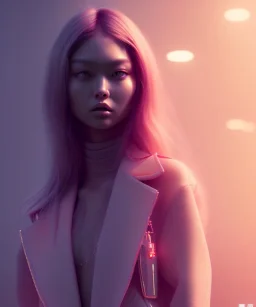 kim jennie, street style, shining, bold, digital art, unreal engine, led lighting, octane render, photo realistic, ambiance