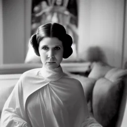 carrie fisher as princess leia by alfred eisenstaedt