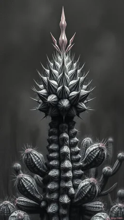 Busch painting style nightmare, by Daniel Merriam, by Albrecht Altdorfer, surreal, abstract, cactus growing Modifiers: fantasy intricate very attractive beautiful Unreal Engine hdr cinematic postprocessing pencil sketch black ink Craig Rutkowski more Magic Prompt A surreal of a hypercomplex cactus sylph with a perfectly symmetrical , featuring sharp,and impossibly soft skin