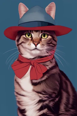 CAT WITH A HAT