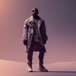 Full body, 3d render, Kanye west, 1800's men style, 1800's men hair style, 1800's men clothes style, hyper realistic, octane render, unreal engine 5, 8k, palace background, uhd