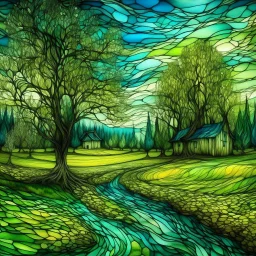 The place where the Dream and its followers live. Watercolor, fine drawing, beautiful van gogh landskape, pixel graphics, lots of details, pastel aqua colors, delicate sensuality, realistic, high quality, work of art, hyperdetalization, professional, filigree, hazy haze, hyperrealism, professional, transparent, delicate pastel tones, back lighting, contrast, fantastic, nature+space, Milky Way, fabulous, unreal, translucent, glowing