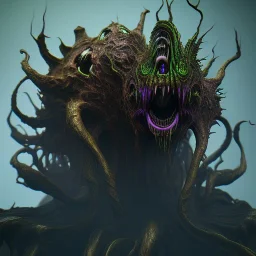 Terrifying fluid ink creature, scarry nightmare, unreal engine 5, 8k resolution, photorealistic, ultra detailed