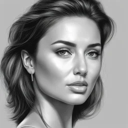 woman, vector pencil drawing, 3d, 64k, high resolution, high detail, computer graphics, hyperrealism, f/16, 1/300s. digital painting,