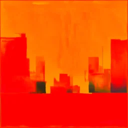 Paris on Fire: abstract color field painting in the styles of Mark Rothko and Colin McCahon