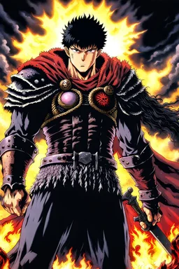 Guts from Berserk holds kills people