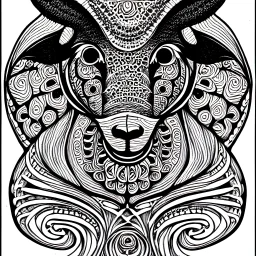 beutiful sheep, ultra detailed, psychedelic, sketched, pencil, zentangle art, mandala