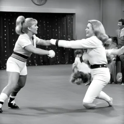 Jan Brady catfight with marcia image wrestling