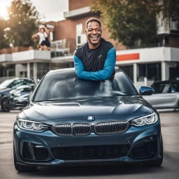 счастливый владелец бмв