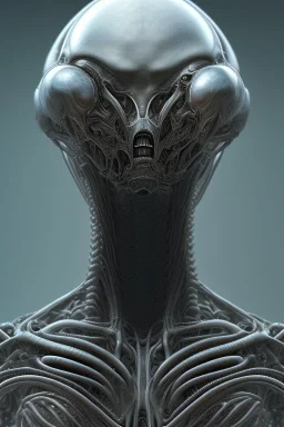 aliens, head, 8k, finely detailed, photo realistic, HR Giger style