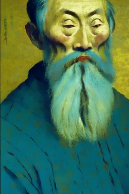 Portrait of Laozi by Van Gogh