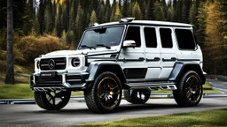 Mansory G-Class Hyper Sport, desktop wallpaper, 4K, Cinematic, rear view