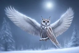 snow winged OWL