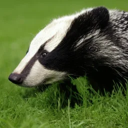 Badger playing xbox