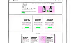 Sample UX/UI of a single-product sales website.