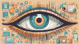 An eye-catching image that creatively represents digital marketing, combining digital assets with professionalism, making it the perfect fit for the article.