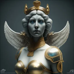 a greek marmor statue of athena, steam punk, scary, horror, realistic, made in octane, cinematic, movie, CGI, ultra-realistic, extremely detailed octane rendering, 8K, VRAY Super Real ar 2:3, dof photorealistic futuristic 50mm lens hard lighting dark gray tintype photograph, realistic lighting, sephia colors