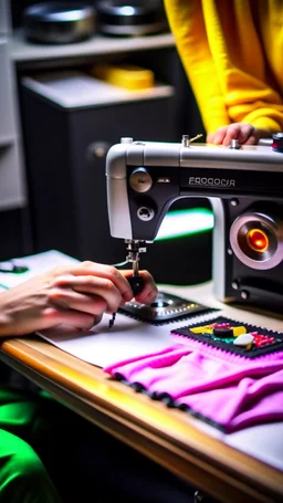 aesthetics of sewing, modern tailoring, manicures, sewing machine