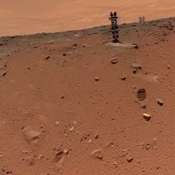 jewish menorah symbol engraved on mars