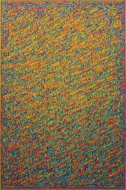 beliefs form the border of the world you live in; a juxtaposition of a Post-Impressionistic background and a foreground of dynamic cubism