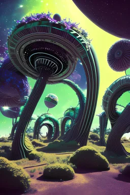 Interstellar alien garden