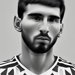 whitemarble Lionel Messi, beautiful, eyes, full of details, hight definition, black background, full frame