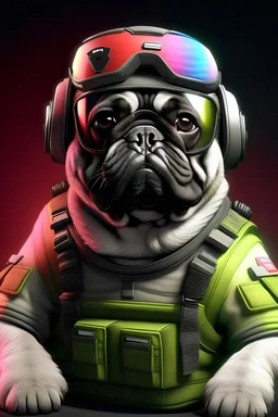 doc from Rainbow Six Siege as a pug
