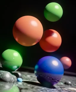 Ultra Realistic image, ball pool, highly detailed, unreal engine 5, RTX, ultra detail, volumetric lighting, finely drawn, high definition, high resolution.