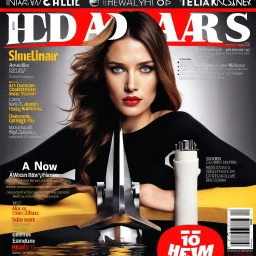 A magazine cover is also a movie poster.