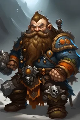Mountain dwarf tempest cleric