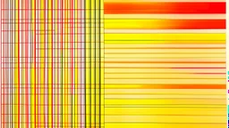 Cross Hatching; Ilya Bolotowsky; Abstract Art; Gradient From Pale Yellow To Orange To Red