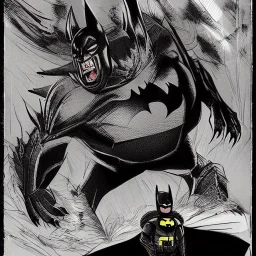 Mashup between an kaiju and batman