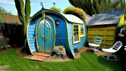 salvador dali style backyard shed