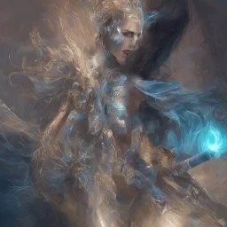 full body of beautiful blue na'vi princess, sexy, volumetric lighting, particals, intricate detail,realistic, close up