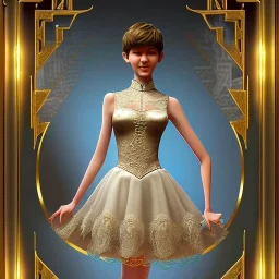 realistic photo 17-year-old boy Russian guy short male hairstyle short brown hair shorthair guy in women's cocktail dress that fit wide hips and lace tights beautiful cleavage big ass high heels delicate graceful with a very thin waist delicate thin very elegant with a very thin waist in lace stockings with heels in the restaurant new year