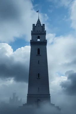 The Eyes of the Dragon – Peter’s Imprisonment and Escape (10 Visual Prompts) The Tower Prison ("The Needle") A tall, ancient stone tower piercing the cloudy sky, isolated in a medieval kingdom, with a single window high near the top — ominous yet majestic.