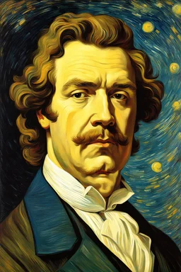 Portrait of a Beethoven by Van Gogh